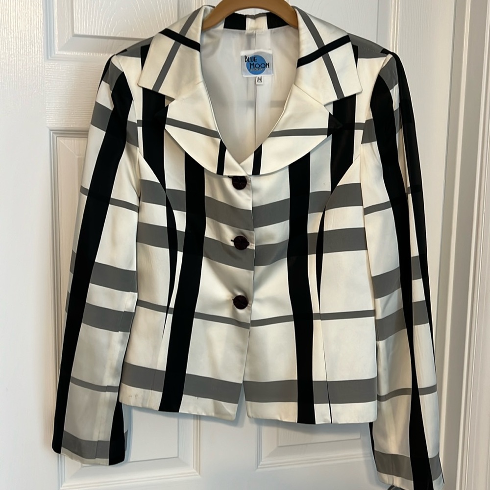 Blazer - black and white. Purchased in UK
